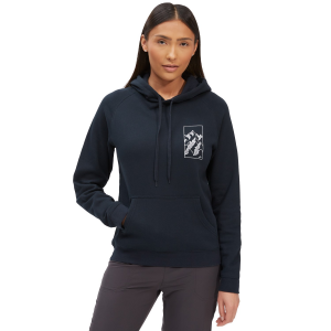 Women's evo Range Hoodie in Blue size X-Small | Cotton/Polyester