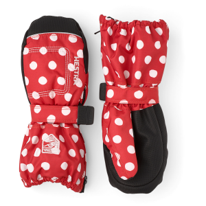Kid's Hestra Baby Zip Long Mittens Little 2024 in Red | Spandex/Polyester/Micron