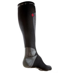 Dissent Snow Pro Fit Compression Thin Nano Tour Socks 2025 in Black size 2X-Large