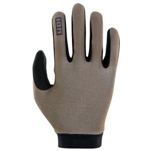 ION Logo Bike Gloves 2023 in Brown size Small | Leather