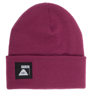 Poler Daily Driver Beanie Hat 2022 in Purple