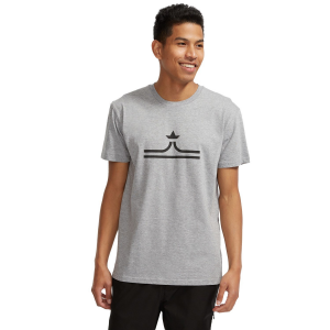 evo Crown T-Shirt Men's - X2X-Large in Gray size 3X-Large | Cotton/Polyester