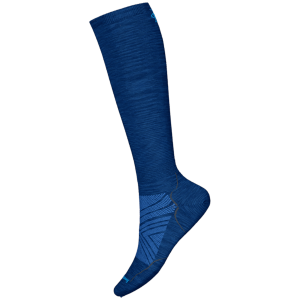 Image of Smartwool Zero Cushion OTC Socks 2025 in Blue size Medium | Nylon/Wool/Elastane