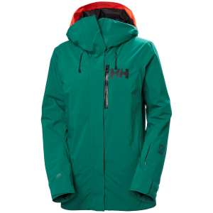 Image of Women's Helly Hansen Powshot Jacket 2025 in Green size Medium | Polyester