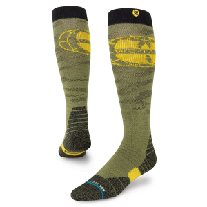 Image of Stance Wu World Snow Socks 2024 in Black size Medium | Wool