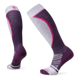 Women's Smartwool Targeted Cushion OTC Socks 2025 in Purple size Large | Nylon/Wool/Elastane