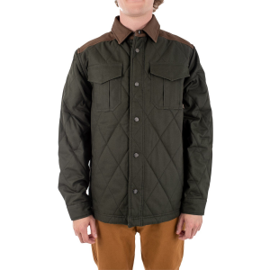 Jetty The Dogwood Quilted Jacket Men's 2023 in Green size Medium | Cotton/Polyester