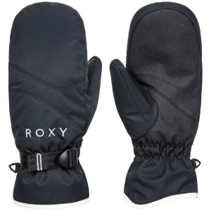 Image of Women's Roxy Jetty Solid Mittens 2025 in Black size Medium