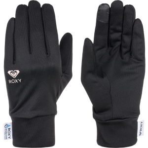 Women's Roxy Hydrosmart Liner Gloves 2024 in Black size Small | Elastane/Polyester