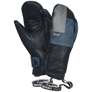 Oyuki Shaka Mittens 2024 in Blue size X-Large | Leather/Polyester