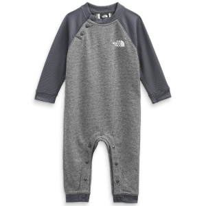 Kid's The North Face Waffle Baselayer One Piece Infants' 2024 Gray in Grey size 3M-6M | Polyester