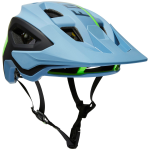 Image of Fox Racing Speedframe Pro Blocked Bike Helmet 2022 in Blue size Large