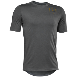 Image of Fox Racing Ranger DR Crys Short-Sleeve Jersey 2023 in Gold size Small | Cotton/Polyester