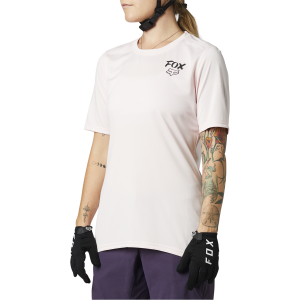 Women's Fox Racing Ranger Short-Sleeve Jersey in Pink size Large | Cotton/Polyester