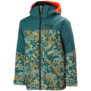 Image of Kid's Helly Hansen Summit Jacket 2025 in Green size 8 | Polyester