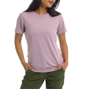 Women's Burton Multipath Essential Tech Short Sleeve Crew T-Shirt 2022 Purple size X-Small | Spandex/Polyester
