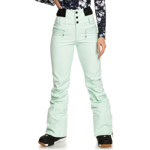 Women's Roxy Rising High Pants 2023 Green size Small | Elastane/Polyester
