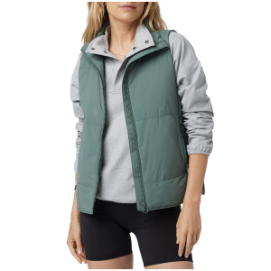 Image of Women's Vuori Canyon Insulated Vest 2024 in Green size X-Large | Elastane/Polyester