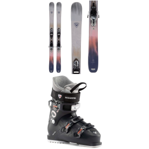 Image of Women's Rossignol Rallybird 90 Pro Skis + Xpress 10W GW Bindings 2024 - 140 Package (140 cm) + 26.5 W's Alpine Ski Boots /Plastic size 140/26.5 | Polyester/Plastic