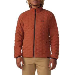 Image of Mountain Hardwear Stretchdown Light Jacket Men's 2024 Orange size 2X-Large | Nylon/Elastane