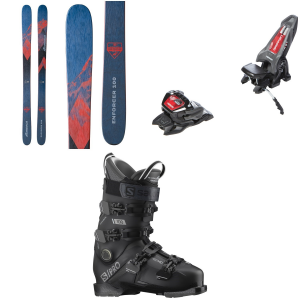 Nordica Enforcer 100 Skis 2023 - 186 Package (186 cm) + 110 Adult Alpine Bindings in Red size 186/110 | Plastic