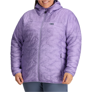 Women's Outdoor Research SuperStrand LT Plus Hoodie 2023 - XX2X-Large in Purple size Xxxxl | Nylon/Polyester