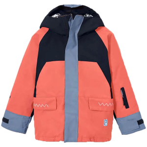 Image of Kid's namuk Four Snow Jacket 2024 Orange in Blue size 6-7Y | Polyester