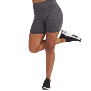 Women's Feat Solace Biker Shorts 2022 Gray | Feat Clothing in Charcoal size Small | Elastane/Polyester