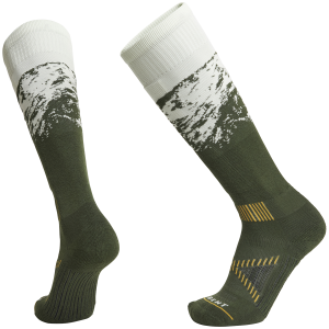 Le Bent Sammy Carlson Pro Series Socks 2024 in Green size Small | Nylon/Wool/Elastane