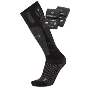 Therm-ic Sock Set Heat Fusion Uni + S-Pack 1400B Socks 2025 in Black size Small