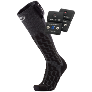 Therm-ic Sock Set Heat Fusion Uni + S-Pack 700B Socks 2025 in Black size Medium