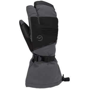 Image of Gordini Storm 3 Finger GORE-TEX Mittens 2025 in Black size Medium | Leather/Polyester