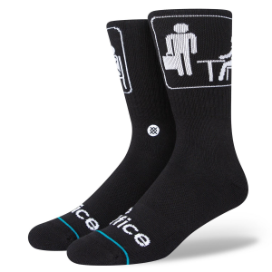 Stance The Office Intro Socks 2022 in Black size Medium | Cotton