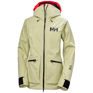 Image of Women's Helly Hansen Powderqueen 3.0 Jacket 2024 in Green size Small | Polyester