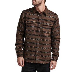 Roark Nordsman Shirt Men's 2023 in Brown size Small | Wool/Polyester