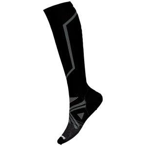 Image of Smartwool Full Cushion OTC Socks 2025 in Black size Large | Nylon/Wool/Elastane