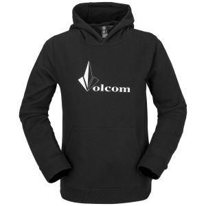 Image of Kid's Volcom Hotlapper Fleece 2023 in Black size X-Large | Cotton/Polyester