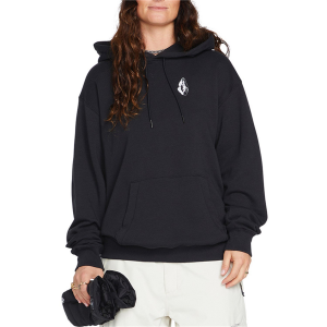 Image of Women's Volcom Melancon Hoodie 2023 in White size X-Large | Cotton/Polyester