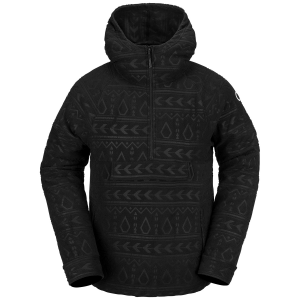 Image of Volcom V-Science 1/2 Zip Fleece Men's 2023 in Black size Small | Polyester