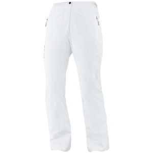Women's Salomon S/MAX Warm Pants 2023 in White size X-Large | Elastane/Polyester