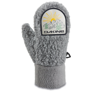 Image of Kid's Dakine Dasher Fleece Mittens Toddlers' 2024 in Gray size Large | Nylon/Polyester