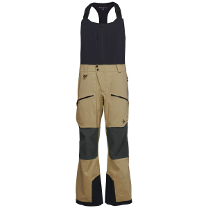 Black Diamond Recon Stretch Pro Bib Pants Men's 2024 Brown size X-Large | Nylon/Elastane