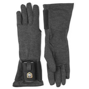 Hestra Tactility Heat Liner Gloves 2024 in Gray size 8 | Elastane/Polyester