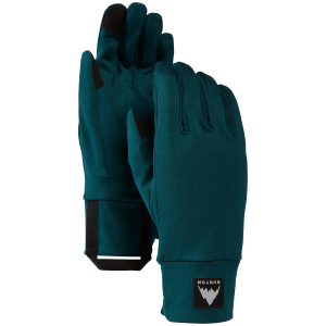 Image of Burton Touchscreen Glove Liners 2025 in Black size Medium/Large | Silk