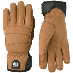 Women's Hestra Fall Line Gloves 2023 in Brown size 7 | Leather/Polyester/Neoprene