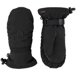 Image of Women's Hestra Powder CZone Mittens 2024 in Black size 6 | Leather/Polyester