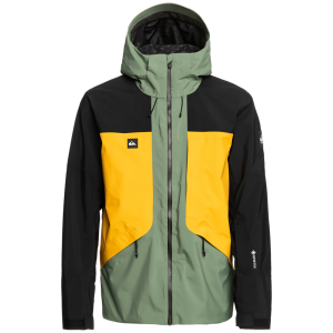 Quiksilver Forever Stretch GORE-TEX Jacket Men's 2024 Green size Medium | Polyester/Plastic