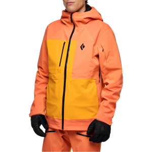 Image of Black Diamond Recon Stretch Pro Shell Jacket Men's 2024 Orange size X-Large | Nylon/Elastane