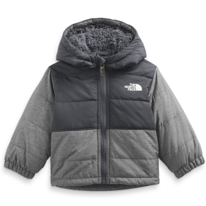 Kid's The North Face Reversible Mount Chimbo Full Zip Hooded Jacket Infants' 2024 Gray in Grey size 12M-18M | Nylon/Polyester