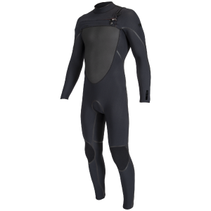 Image of O'Neill 4/3+ Psycho Tech Chest Zip Wetsuit 2024 in Black size Mt | Neoprene